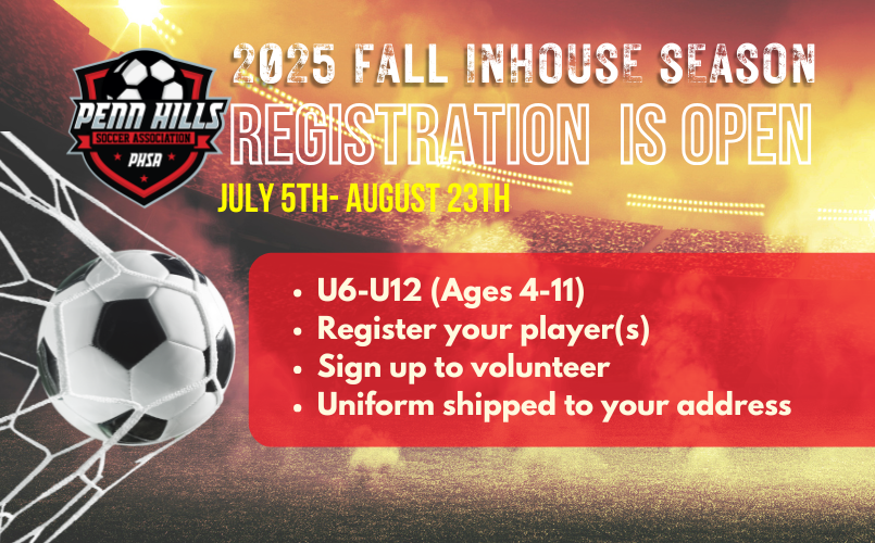 Fall 2025 Inhouse Registration Open